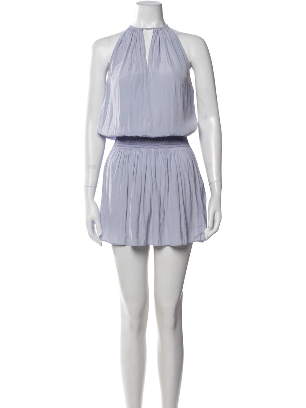 Ramy Brook Lilac Halter Paris Brynn Mini Dress